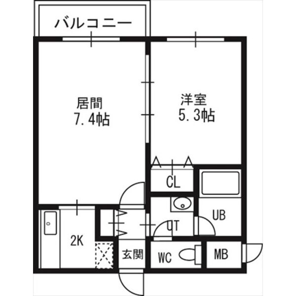 ミュプレ円山公園の間取り