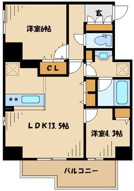 座間市相模が丘のマンションの間取り