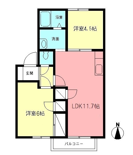 フレンド高橋の間取り