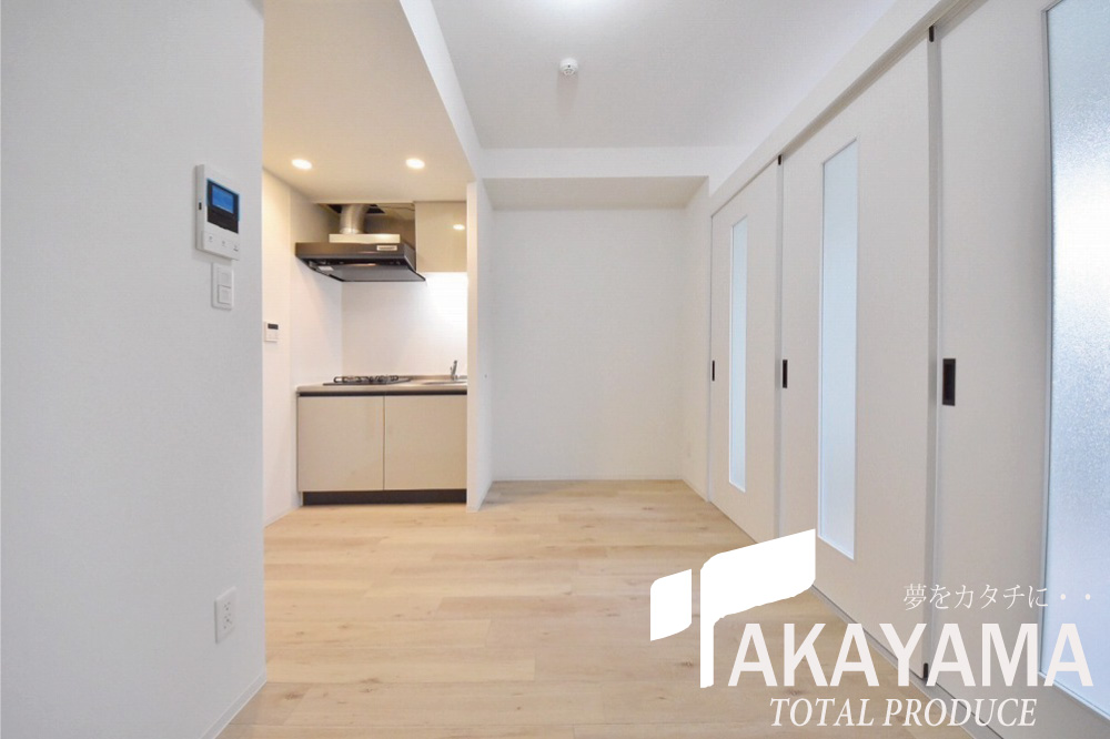 キッチン　リビング角度別、四角い間取でレイアウトがしやすいです★