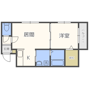 ルチアーノ山鼻の間取り