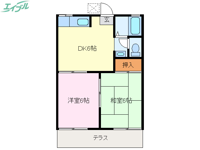 コーポ徳和の間取り