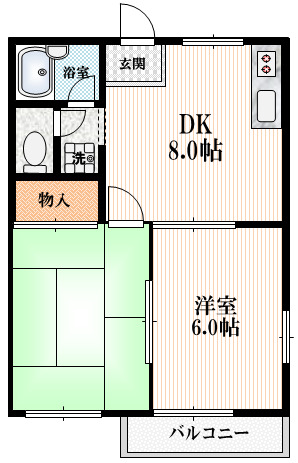 パイン東大泉の間取り