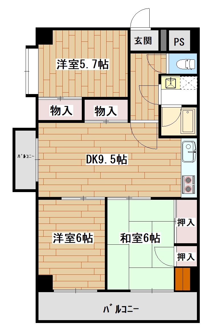 アバンスナガトの間取り