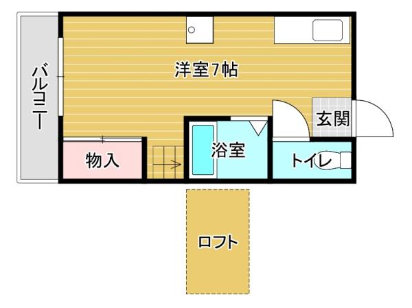 シティーベールFUTASEの間取り