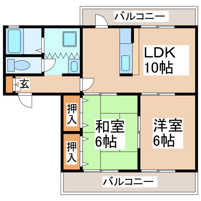 ハーベストパレスの間取り