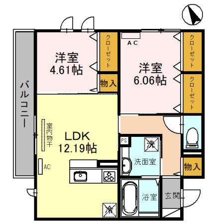 ヴィラ　ルーチェの間取り