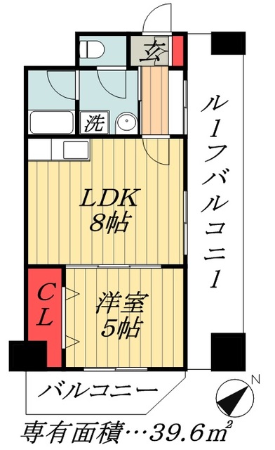 市川市市川南のマンションの間取り