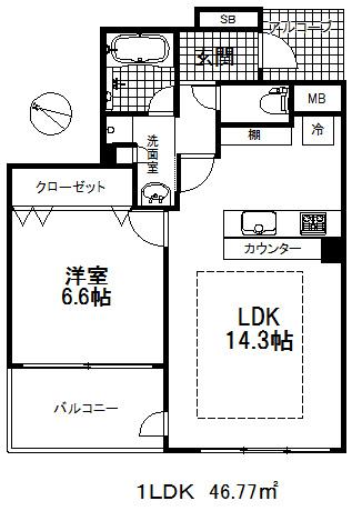 ファスタージュ北野ハンター坂の間取り