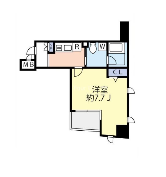 グランヴァンデュヴェール東京の間取り