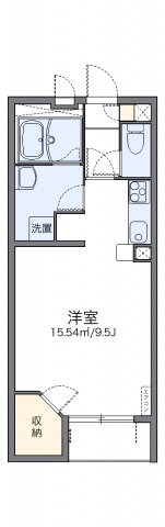 北九州市小倉南区蜷田若園のアパートの間取り