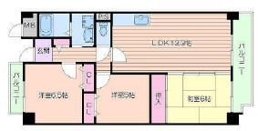 パルハセトン香里園の間取り