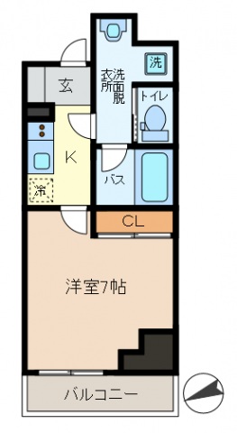 ユリカロゼ金町の間取り