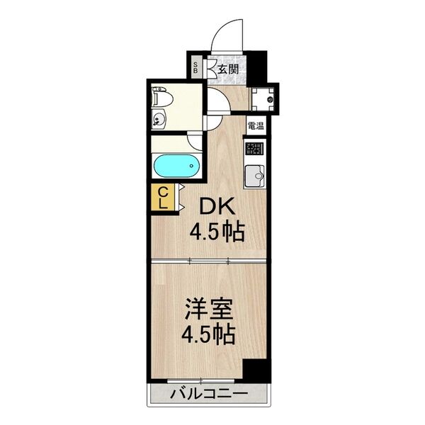 インプルーブ三宮イーストの間取り