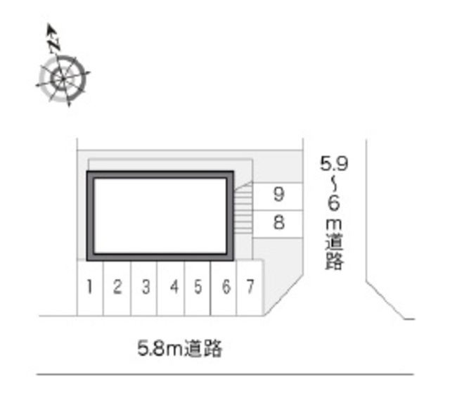 【レオパレス本丸の駐車場】