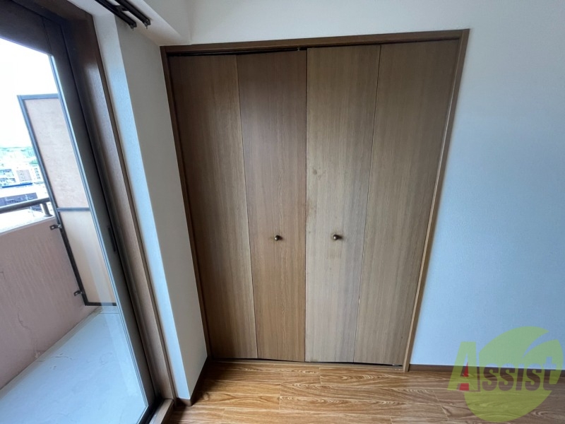 収納　使いやすいクローゼットがありますね。