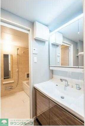 洗面設備　前回募集時のお写真になります。現況優先です。