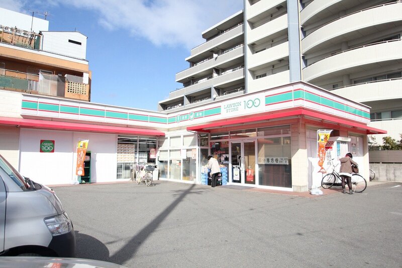 コンビニ　ローソンストア100大野木店（コンビニ）まで166m