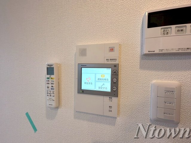セキュリティ　モニター付きインターフォンです