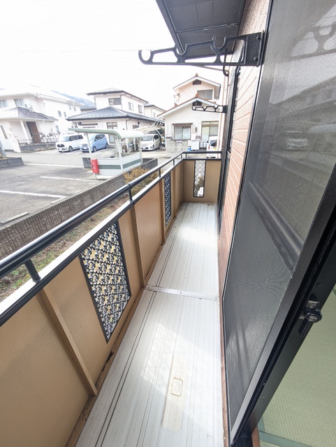 バルコニー　南向きのバルコニー