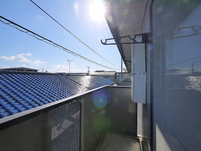 バルコニー　落ち着いた時間を過ごせるバルコニーです