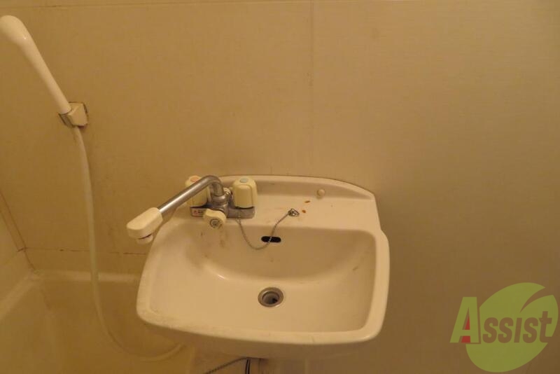 洗面設備　洗面はコンパクトでかわいい感じ。使い易いかも、、、