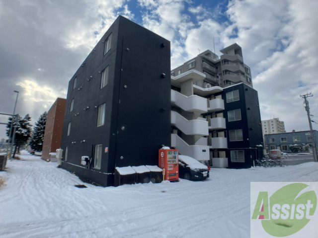 建物外観　札幌市北区北三十七条西「ハニサクル麻生」