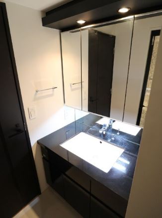 洗面設備　2014年竣工　プレシス汐留：洗面台