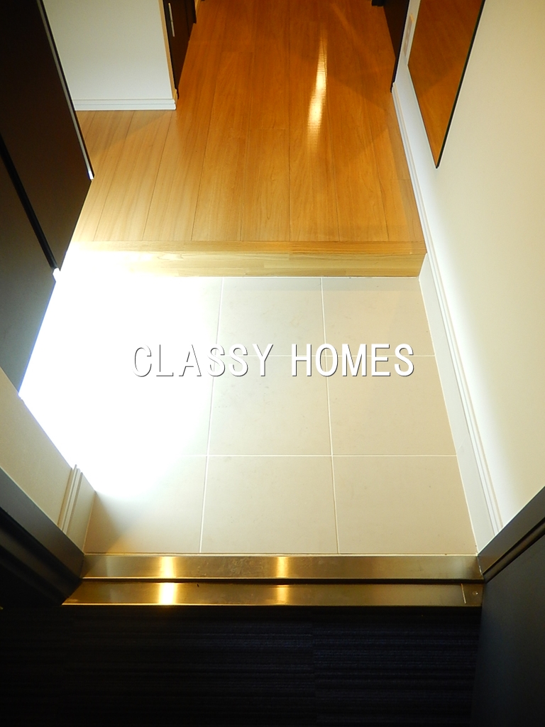 玄関　2014年竣工　プレシス汐留：玄関