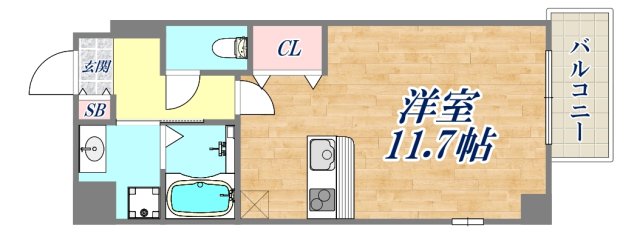 ONLYONE伊丹千僧の間取り