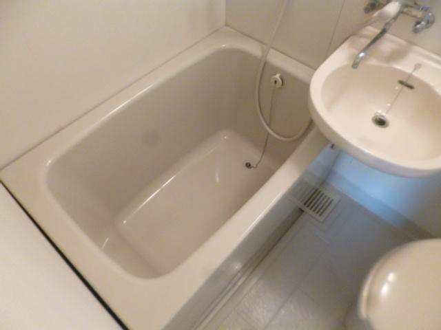 バス・シャワールーム　洗面台付きです。