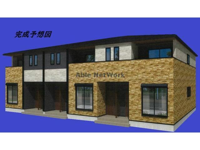 建物外観　建築中