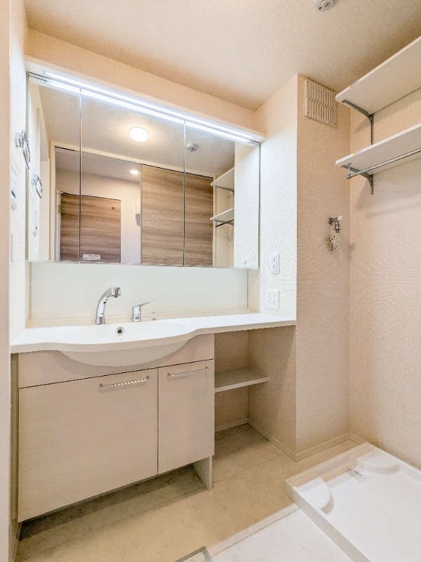 洗面設備　図面と現状に相違がある場合には現状を優先