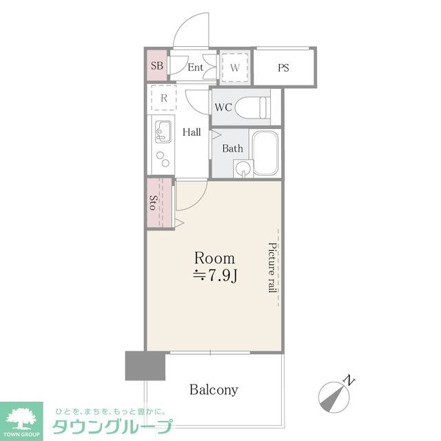 アルテーヌ新横浜の間取り写真