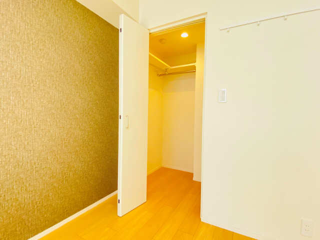 収納　ウォークインクローゼットです