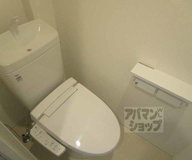 トイレ　２０３号室の写真です。