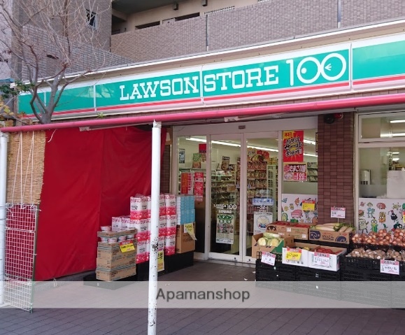 コンビニ　ローソンストア１００（コンビニ）まで206m
