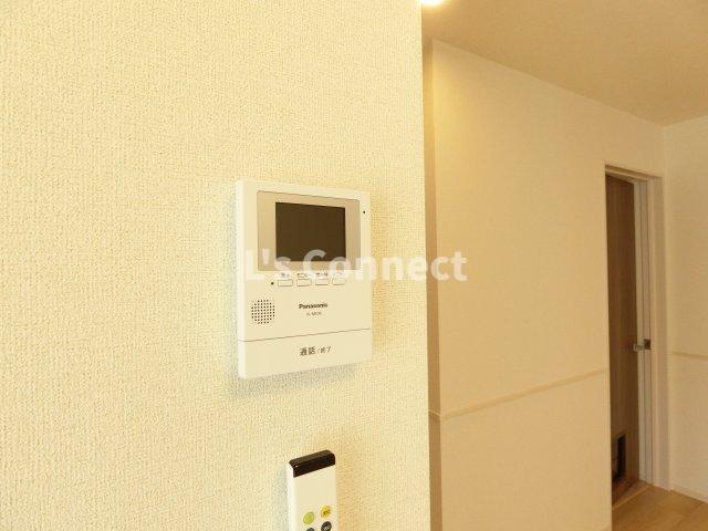 セキュリティ　突然の来客もＴＶモニターホンでしっかり確認。