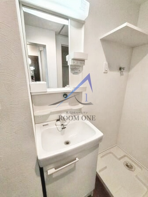 洗面設備　洗面台です。