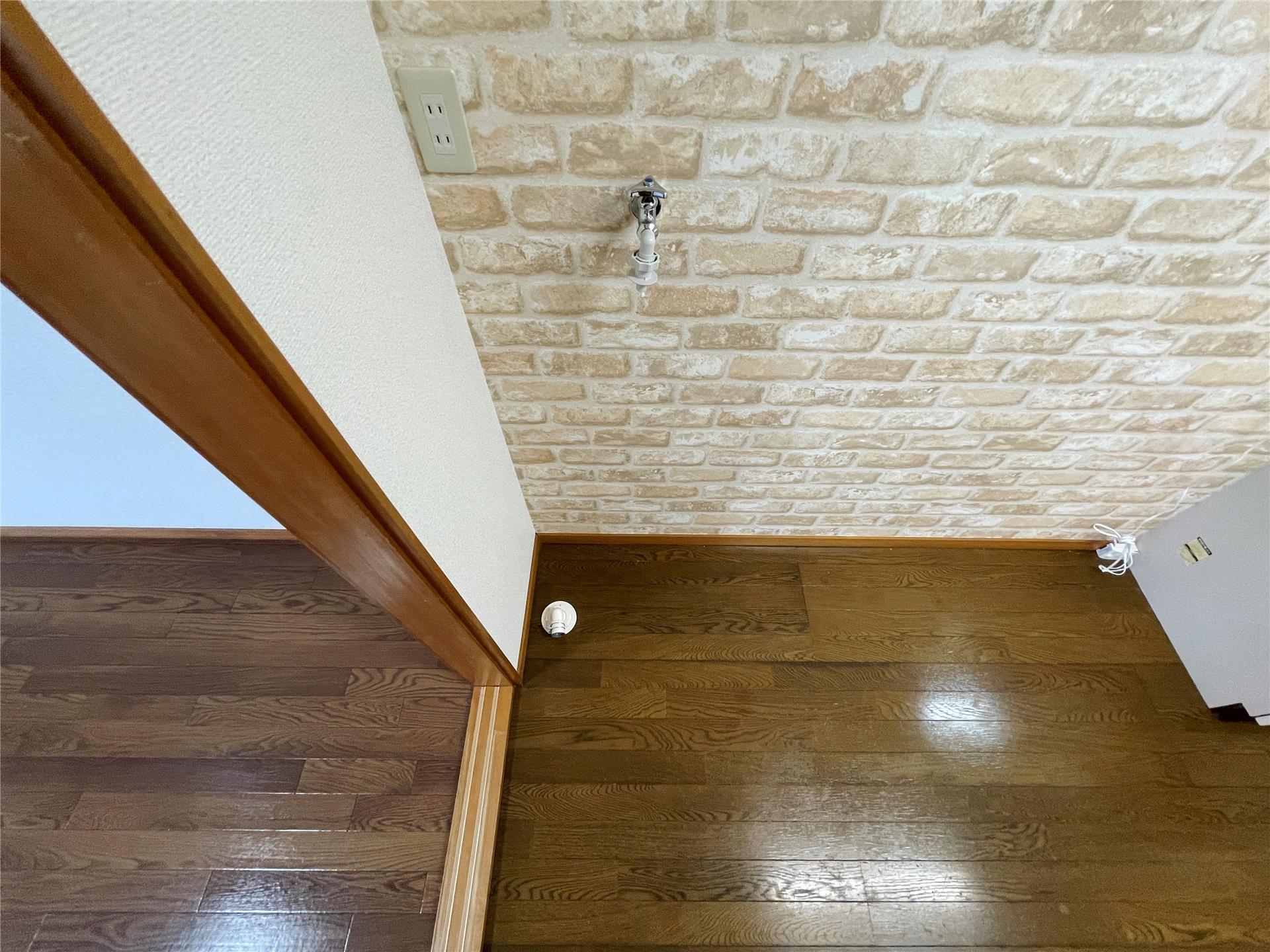 洗面設備　洗濯機置場