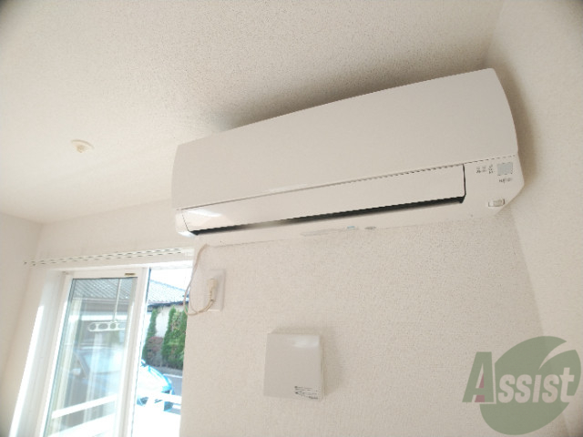 その他設備　エアコン設備、夏は涼しく、冬は暖かいですね！