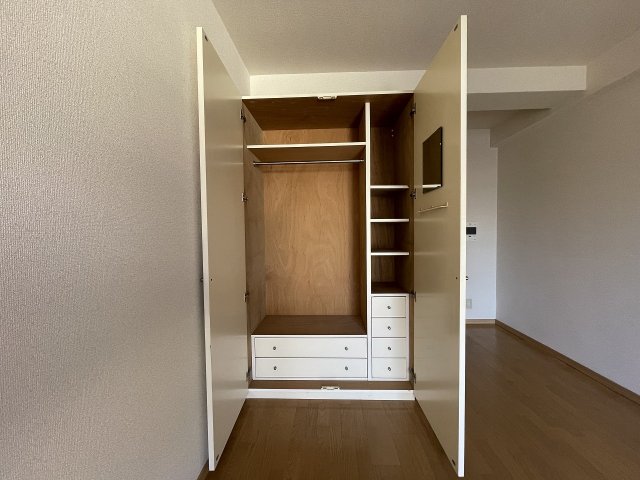 収納　十分な収納スペースがあります