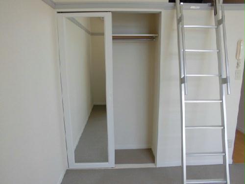 収納　大容量収納できるクローゼット付き。