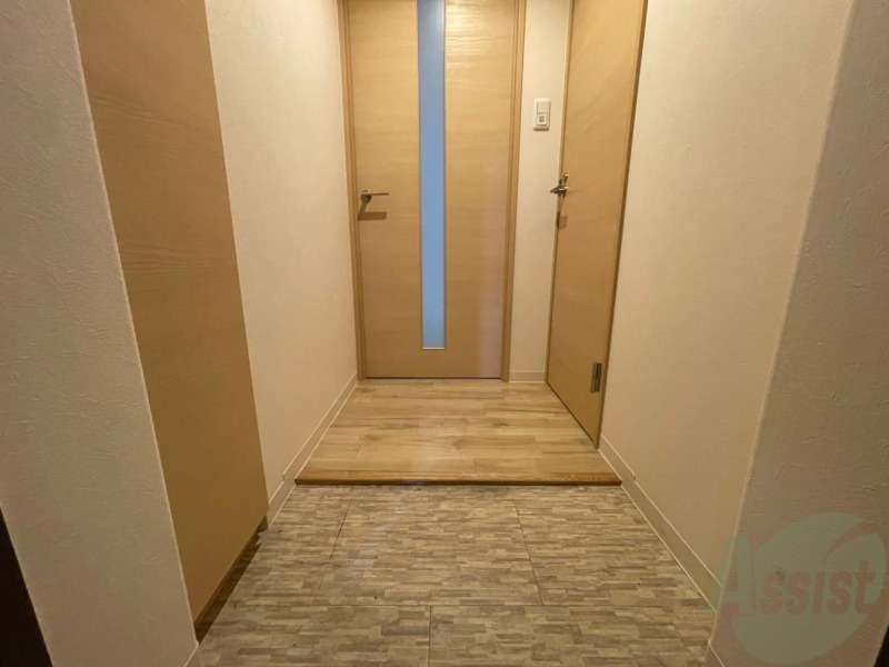 玄関　玄関にはシューズボックスもあって便利そう！