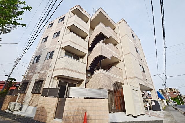 建物外観　インターネット無料オートロック付き新築マンション