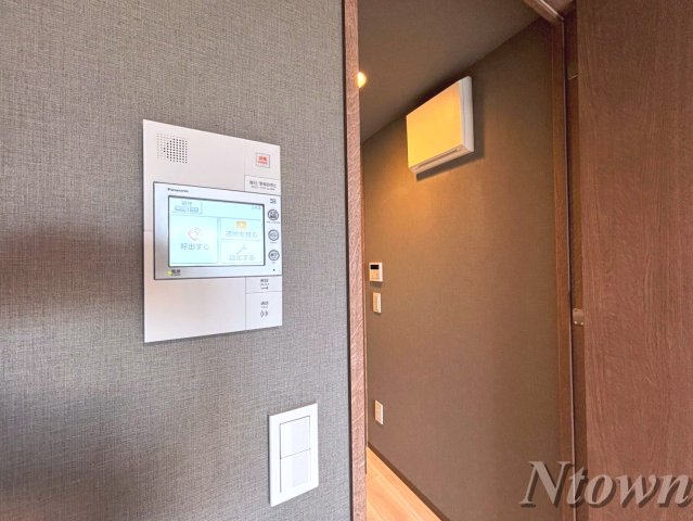 セキュリティ　モニター付きインターホンです