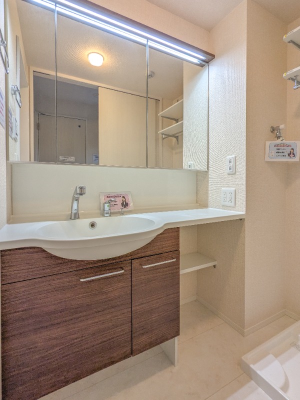 洗面設備　図面と現状に相違がある場合には現状を優先