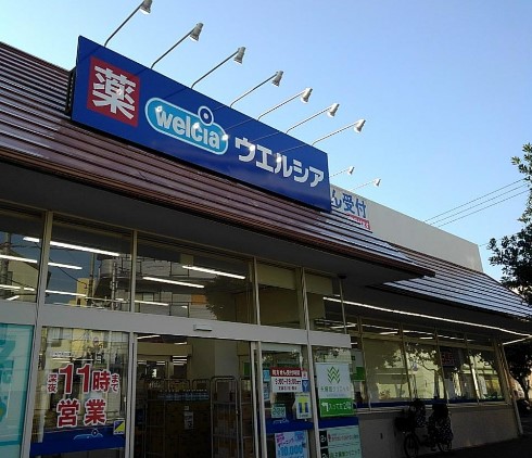ドラックストア　ウエルシア大田上池台店（ドラッグストア）まで671m