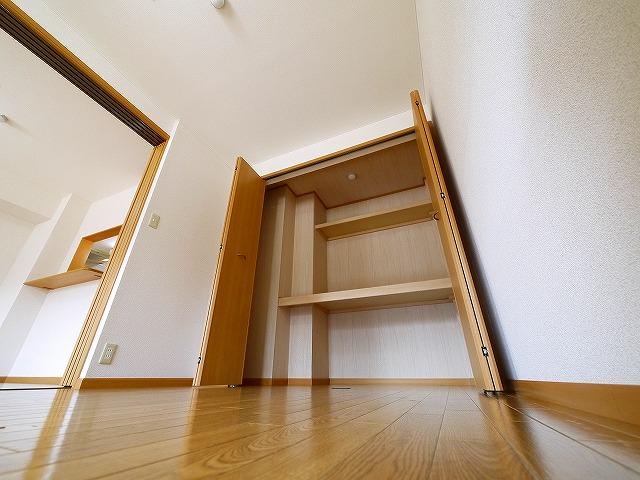 収納　大きな収納スペースがあります