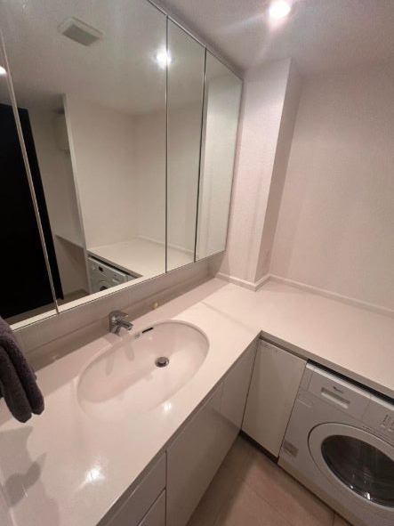 洗面設備　※洗濯乾燥機は撤去の可能性あり